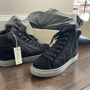 Cougar Black Waterproof High-Top Winter Sneakers